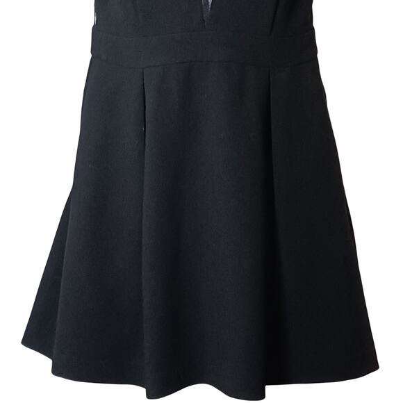 BCBGeneration Women's Black Fabric and Lace Mini Dress.Size 8 - Picture 3 of 12